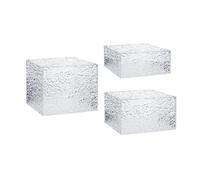 Zambuph Présentoirs gigognes pour jouets de collection, bijoux et cosmétiques, espaces d'exposition, Pour tous types de présentoirs, surélevés en, Ensemble 3 pièces