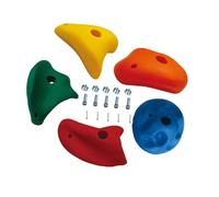 Zambuph Prises d'escalade, Murs d'escalade, activités de Construction de Murs pour Enfants, en intérieur et en extérieur, Aire Jeux sur Le thème la Jungle, Construction d'ensembles Jeux, L