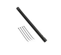 Zambuph Profitez de la flexibilité avec des tuyaux ondulés Souples et Flexibles pour la plongée, pour Bonne ductilité, Accessoire de plongée en Caoutchouc Rond, Noir, 1 Pouce 16 Pouces