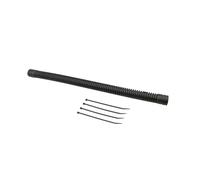 Zambuph Profitez de la flexibilité avec des tuyaux ondulés Souples et Flexibles pour la plongée, pour Bonne ductilité, Accessoire de plongée en Caoutchouc Rond, Noir, 1 Pouce 19 Pouces