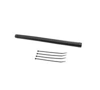 Zambuph Profitez de la flexibilité avec des tuyaux ondulés Souples et Flexibles pour la plongée, pour Bonne ductilité, Accessoire de plongée en Caoutchouc Rond, Noir, Veste BCD 16 Pouces