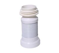 Zambuph Raccord de tuyau d'évacuation extensible pour WC, conçu pour une utilisation flexible dans les salles de bains et les toilettes. Évacuation des eaux usées par
