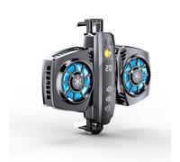 Zambuph Radiateur portatif de Semi-conducteur de Ventilateur Refroidissement téléphone Portable avec Le dissipateur Thermique Intelligent Jeu Frais d'économie d'énergie Boucle télescopique, Le Noir