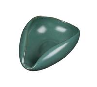 Zambuph Récipient à café polyvalent, bol doseur en porcelaine de forme irrégulière, idéal pour le thé, le café la restauration. Durable, léger et résistant, vert, 9.8 x 7.5 x 4 cm