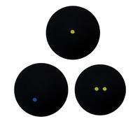 Zambuph Remplissage de gaz inerte avec des balles de Squash Professionnelles Emballage Tubes Blue Dot Training Squash Balls Rubber, Point Bleu + Simple