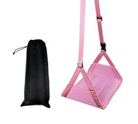 Zambuph Repose-pieds d'avion avec rembourrage doux, confortable et essentiel pour les voyages, repose-pieds de voyage plat, portable et réglable, B