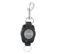 Zambuph Rétracteur compact Gear Keeper avec force de rétraction de 510 g (18 oz), crochet métallique pour micro.