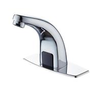 Zambuph Robinet de lavabo sans contact pour salle de bain, salle de bain, restaurant hôtel : installation facile et technologie d'économie d'eau optimisée. Robinet de bar