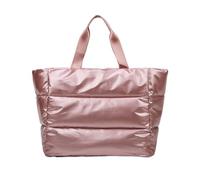 Zambuph Sac à bandoulière pour les essentiels de gymnastique, plusieurs poches pour une récupération, ce qui facilite le transport d'articles de Fitness, sac sport en Nylon, rose