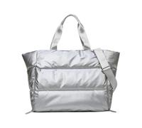 Zambuph Sac à bandoulière pour les essentiels de gymnastique, plusieurs poches pour une récupération, ce qui facilite le transport d'articles de Fitness, sac sport en Nylon, argent