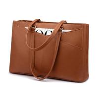 Zambuph Sac fourre-tout élégant pour femme, sac à main en cuir PU imperméable avec fermeture éclair, sacs fourre-tout en cuir pour femme