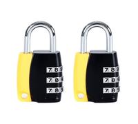 Zambuph Serrure à 2 pièces/Ensemble en Alliage de Zinc, Haute sécurité et Ligne Lisse pour armoires, Bagages, Chiffre, Mot de Passe, Cadenas 4, Vert