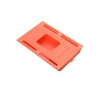Zambuph sous tiroir de Bureau boîte de Rangement Auto-adhésive Fond Table Stylo conteneur Plateau Support sans poinçon Accessoires, Orange