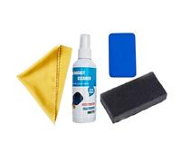 Zambuph Spray nettoyant Premium pour Raquettes de Pickleball, Chiffon de Nettoyage performant, Gomme rectangulaire, Gomme rectangulaire, 100 ML