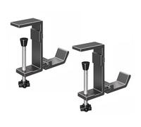 Zambuph Support de chaussettes 2 en 1 antirouille avec crochets pour guirlandes et charge réglable, idéal pour les couronnes et décorations de table Noël, gris fer