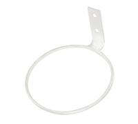 Zambuph Support mural en métal élégant pour pots de fleurs, idéal pour une présentation facile des fleurs à l'intérieur comme à l'extérieur. Ce support pratique pour, Blanc, 6 pouces