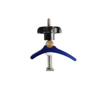 Zambuph T Rail Clamp Fixation Remplacement Professionnel Anti-rouille Couleur Unie Travail Du Bois Charpentier Presse Plaque Outil De Serrage , Taille 19Bleu