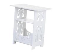 Zambuph Table d'appoint Minimaliste, Table de Chevet compacte pour Chambre à Coucher, idéale pour optimiser l'espace de Vie Les Boissons dans Une Petite Chambre.