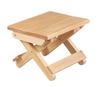 Zambuph Tabouret Pliant en Bois Portable, léger et Pliable, idéal pour la Douche, la pêche et comme Repose-Pieds. Ce Tabouret Pliable en Bois Peut également Servir pour se Laver. Il Peut Aussi être