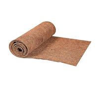 Zambuph Tapis de en fibre de coco | Couverture plante en pot jardin, doublure lavable, feuille panier, tapis rampant, décor maison, extérieur, 25x100cm