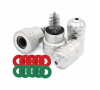 Zambuph Terminal de Batterie de Voiture en métal, 12 pièces, Nettoyeur câbles, Brosse Lavage, Terminal saleté et Corrosion, Outil Manuel Efficace et Facile