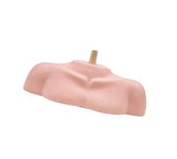 Zambuph Tête de mannequin d'entraînement pour la présentation des épaules. Modèle d'épaule en PVC lisse pour une durabilité et un professionnalisme optimaux en cosmétologie. Support pour perruque.