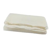 Zambuph Tissu filtrant en coton non blanchi résistant, étamine, idéal pour presser les jus, nettoyer, détacher et réaliser des projets de bricolage. Ficelle de cuisine en étamine coton résistante.