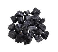 Zambuph Tourmaline Noire Naturelle Brute, Pierre Unique de Forme irrégulière, décoration intérieure, Cadeau, 100 g. Coffret méditation Comprenant 100 g de Tourmaline Noire Naturelle Brute.
