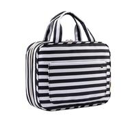 Zambuph Trousse de Maquillage Pratique avec Rangement et Classification en Couches pour Les Besoins Quotidiens avec Une Grande adaptabilité pour Plusieurs, Noir