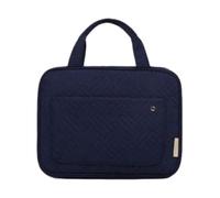 Zambuph Trousse de Maquillage Pratique avec Rangement et Classification en Couches pour Les Besoins Quotidiens avec Une Grande adaptabilité pour Plusieurs, Trousse de Toilette Bleue