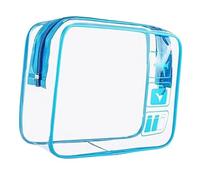 Zambuph Trousse de Toilette Transparente pour Salle de Bain, Voyage d'affaires et Autres Occasions. Idéale pour Organiser et accéder Facilement à Vos