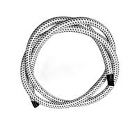 Zambuph Tuyau d'air épais pour défroisseur vapeur - Accessoire résistant à la chaleur et durable - Solution pratique et efficace pour tous vos besoins de repassage vapeur -, noir blanc, 3 m