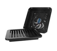 Zambuph Ventilateur de Ventilation RV évent Ventilateur léger raccords extérieurs pièce de Rechange Atelier réparation ménage, Noir muet