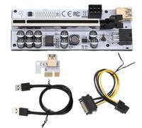 Zambuph VER012MAX Carte PCI-E Extraction de câble USB3.0 Extension de câble Externe Adaptateur amélioré Extension Mineur pour Ordinateur Bureau, Le Noir