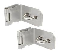 Zambuph Verrous à moraillon modernes et élégants pour portes, fenêtres et armoires. Caractéristiques : design épuré et grande durabilité. Verrou de sécurité avec cadenas à 90° pour tiroir.