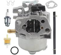 ZAMDOE 118550148/0 Carburateur pour Mountfield M150 RM45 RV150 SV150 V35 V40 Moteur pour Champion pour Stiga Tondeuse à Gazon à Essence Remplace la pièce 18550016/0 LHP16 avec Bougie d'allumage