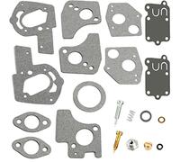 ZAMDOE 495606 494624 Kit de Reconstruction de réparation de révision de carburateur pour Briggs & Stratton 80200 81200 82200 135292 135232 135212 3 à 5 HP Moteurs horizontaux, Joints diaphragme