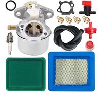 ZAMDOE 499059 Filtre à air de carburateur pour Briggs & Stratton 799869 497586 792253 122T02 122K02 122M02 5hp 6hp 6.5hp 6.7hp Moteurs de Tondeuse à Gazon pour Troy Bilt Nettoyeur Haute Pression