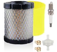 ZAMDOE 591583 Filtre à air avec pré-filtre pour Briggs & Stratton 5429K 796032 21B807 21B902 9,0-12,5 HP moteurs Tondeuse à gazon Tracteur à gazon avec bougie d'allumage Filtre à carburant