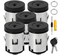 ZAMDOE Barillets Serrure de Porte pour Citroen Evasion [1994-2002] Jumpy [1995-2006], pour Peugeot 806 Expert, pour Fiat Scudo Ulysse, pour Lancia Zeta [1994-2002] 4162.C9 avec 2 Clés