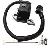 ZAMDOE Bobine d'allumage pour STIHL MS250 MS230 MS210 021 023 025 Tronçonneuse Remplace 0000-400-1306 1123-400-1301, avec Bougie d'allumage, Filtre à Carburant