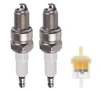 ZAMDOE Bougies d'allumage Borne Solide pour Honda GX120 GX160 GX200 GX240 GX270 GX340 GX390 GCV520 GCV530 GX610 Moteurs Tondeuse à Gazon motoculteur, avec Filtre à Carburant