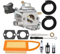 ZAMDOE BR 600 Carburateur pour Stihl BR600 BR500 BR550 souffleur à Dos souffleur à Feuilles remplace pour Zama C1Q-S183 C1Q-S184 4282-120-0606 4282-120-0607 4282-120-0608, avec Filtre à air
