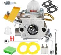 ZAMDOE C1U -H60 Carburateur 308054043 308054077 308054013 308054012 308054004 pour Ryobi CS26 SS26 CS30 SS26 SS30 EX26 26cc 30cc 25cc RY09056 R Y28040 RY28020 RY28000 pour Homelite débroussailleuse