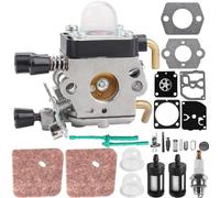 ZAMDOE Carburateur FS38 FS45 FS55R pour STIHL FS55 FS46 KM55R HL45 HS45 FS45L FS45C FS46C FS55C FS55RC FC55 KM55 Pièces de Rechange pour débroussailleuse C1Q-S97 C1Q-S186 Carb