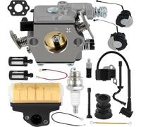 ZAMDOE Carburateur MS250 pour Stihl MS210 MS210C MS230 MS 250 MS 210 MS 230 MS230C 021 023 025 Carburateur de tronçonneuse Remplacez 1123 120 0605 WT-286 WT-215 avec 1123 160 1650 Filtre à air