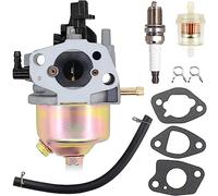 ZAMDOE Carburateur pour Mountfield HP414 SP414 HP164 SP164 M411PD RS100 pièces de rechange de moteur de tondeuse à gazon avec bougie d'allumage tuyau de carburant