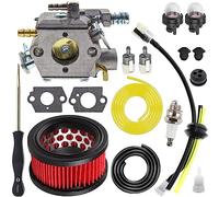 ZAMDOE Carburateur WT-985 pour ECHO CS-400 CS-370 CS-400F pour Shindaiwa 402S tronçonneuses à essence Remplace A021001921 A021001920 avec filtre à air Bougie d'allumage Filtres à carburant