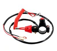 ZAMDOE Cordon Universel pour Coupe-Circuit de Moto, Cordon Double pour arrêt d'urgence de 22 mm pour Guidon, pour Moto, VTT, Bateau, Quad, Moto Tout-Terrain, Mini-Moto
