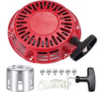 ZAMDOE Démarreur à Rappel GX160 avec coupelle de démarrage pour Honda GX120 GX200 4HP 5.5HP 6.5HP 168F 212CC 6.5 7HP 173cc R210 Moteur Moteur, remplacer # 28400-ZE1-003ZF 28400-ZH8-013YA
